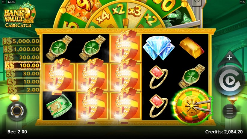 Bank Vault slot screen 3