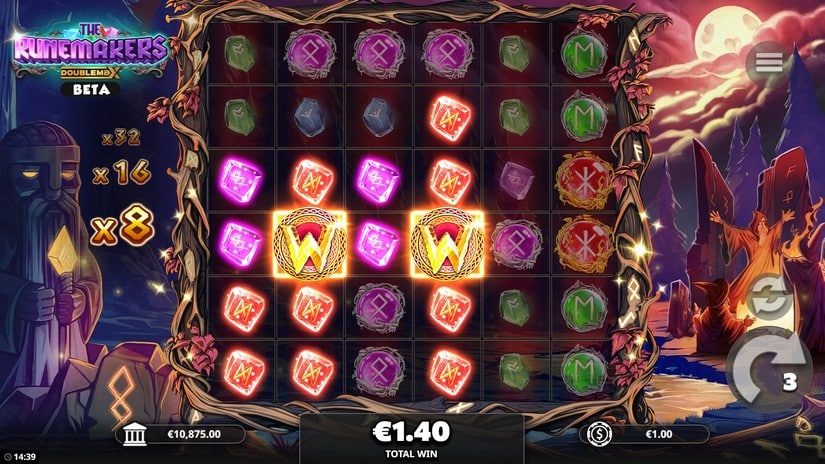 The Runemakers DoubleMax slot screen 5