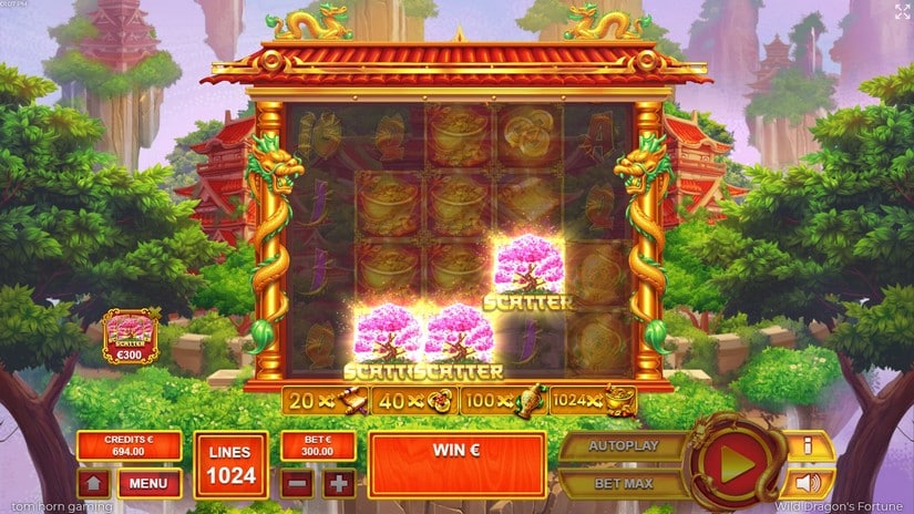 Wild Dragon`s Fortune slot screen 2