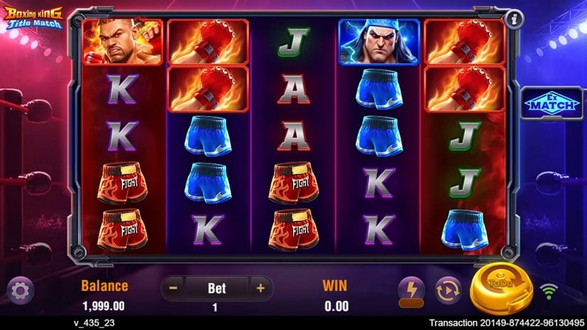 Boxing King Title Match slot screen 1