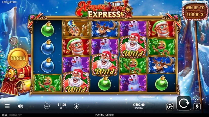 X-mas Express slot screen 1
