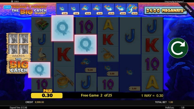 Fishin’ Frenzy The Big Catch Megaways slot screen 2