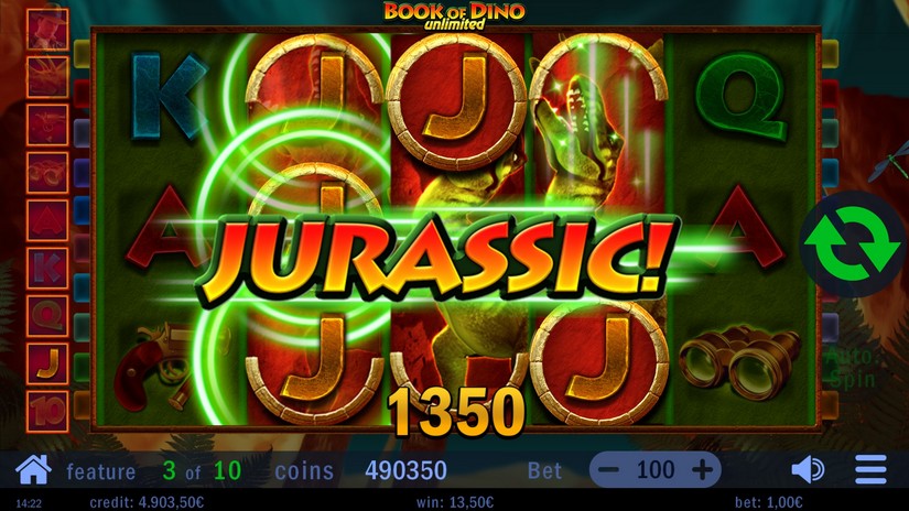 Book of Dino slot screen 7