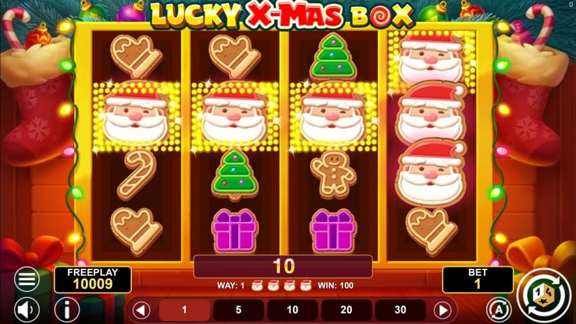 Lucky Xmas Box slot screen 2