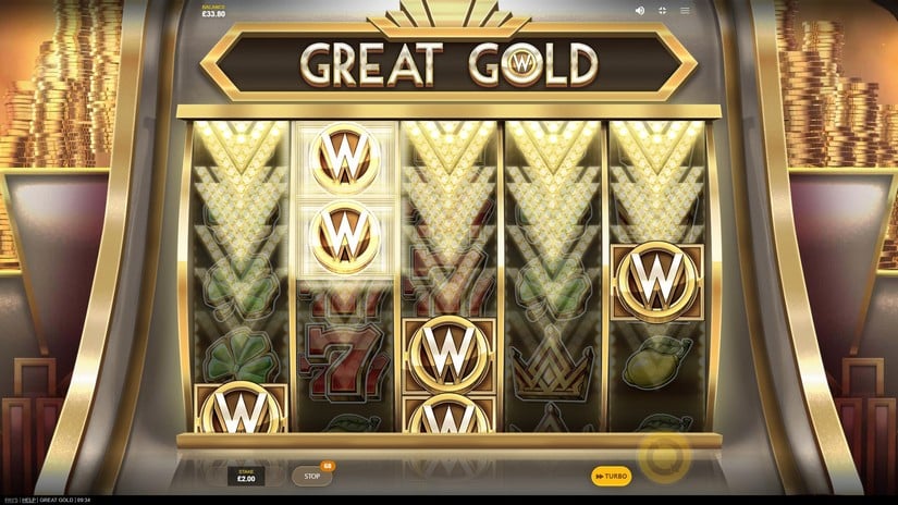 Great Gold slot screen 4