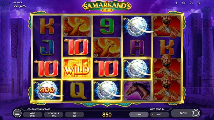 Samarkand’s Gold slot screen 4