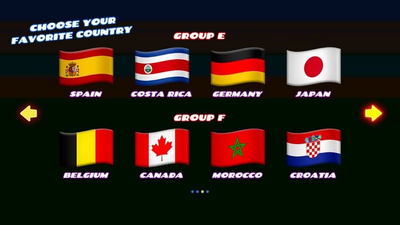 Soccermania slot screen 1