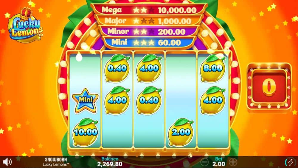 Lucky Lemons slot features