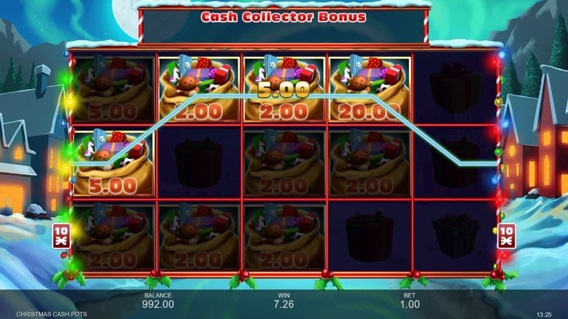 Christmas Cash Pots slot screen 4