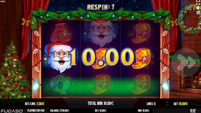 Santa’s Jingle Wheel slot screen 4