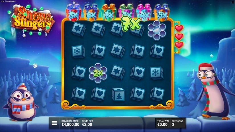 Snow Slingers slot screen 4