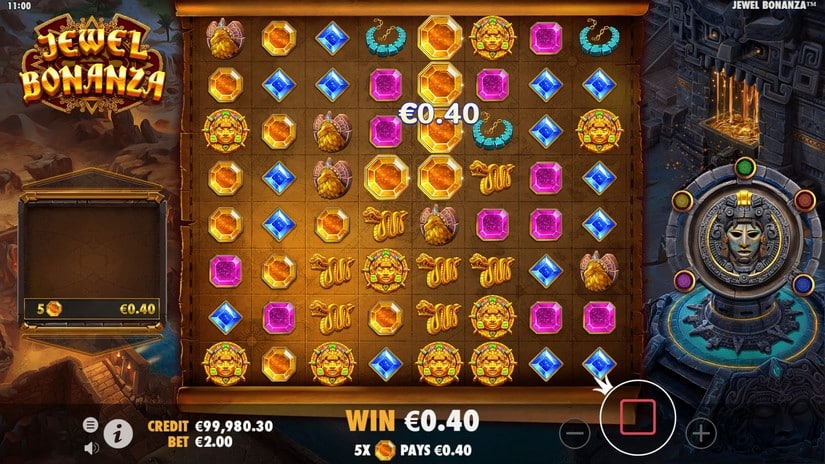 Jewel Bonanza slot screen 2