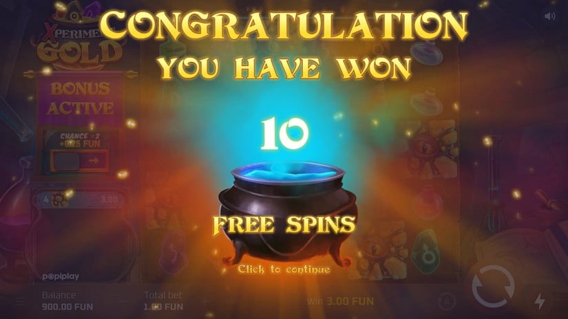 Xperiment Gold slot screen 3