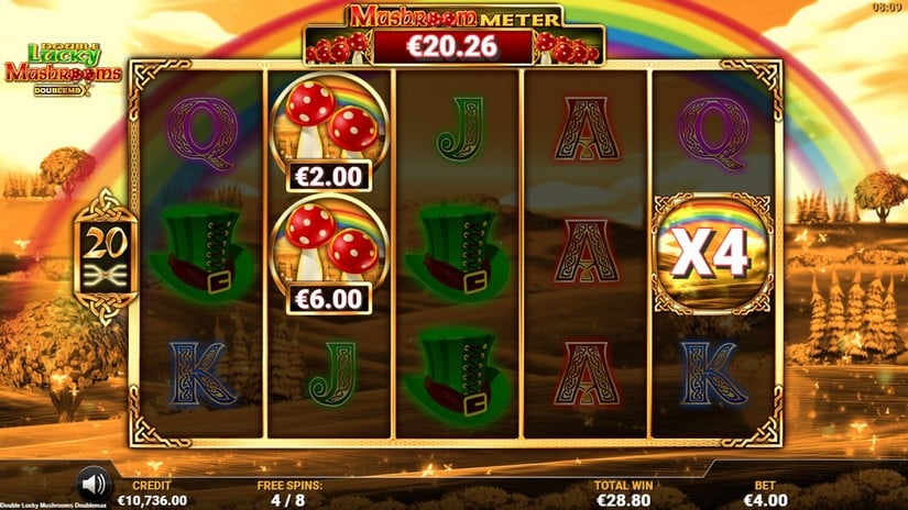 Double Lucky Mushrooms DoubleMax slot screen 5