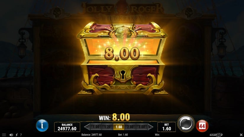 Jolly Roger Wild Kraken slot screen 5