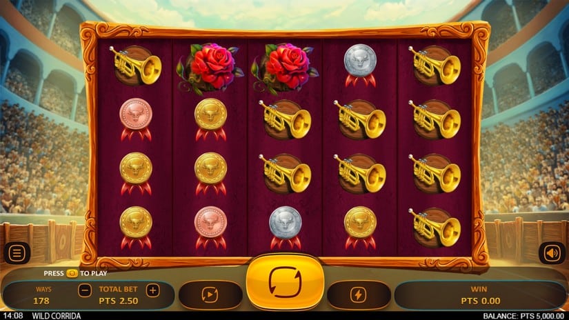 Wild Corrida slot screen 1
