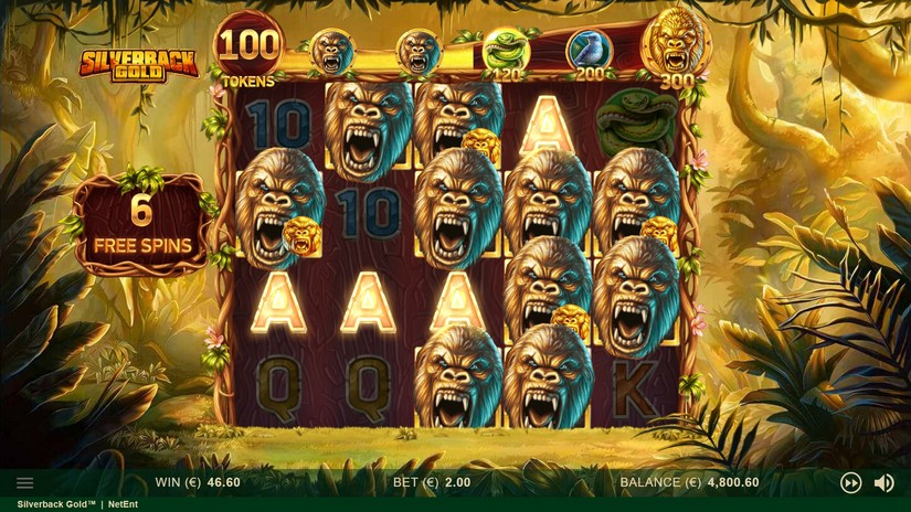 Silverback Gold slot screen 9