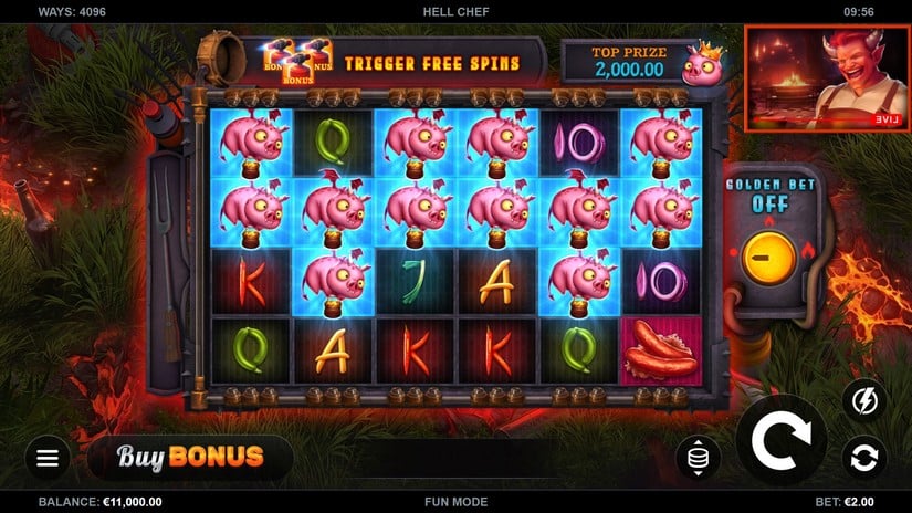 Hell Chef slot screen 1