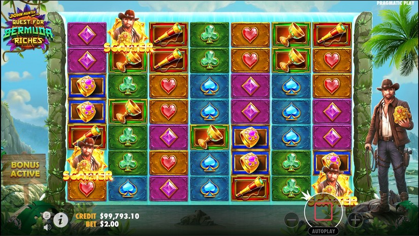 John Hunter and the Quest for Bermuda Riches slot screen 3