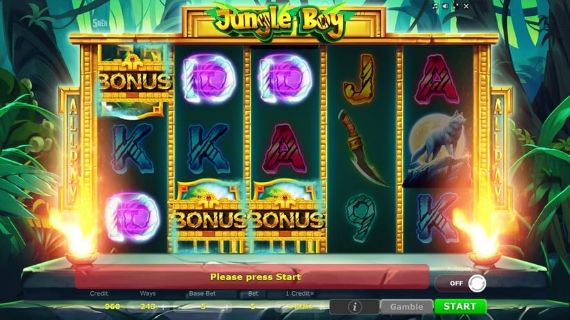 Jungle Boy slot screen 3
