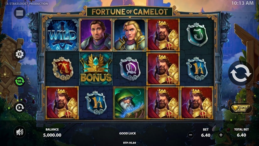 Fortune Of Camelot slot screen 1