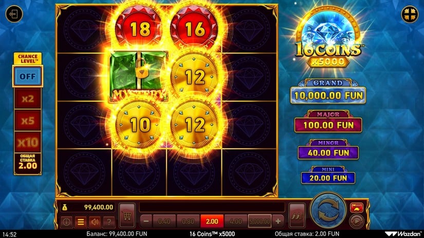 16 Coins™ x5000 slot screen 3