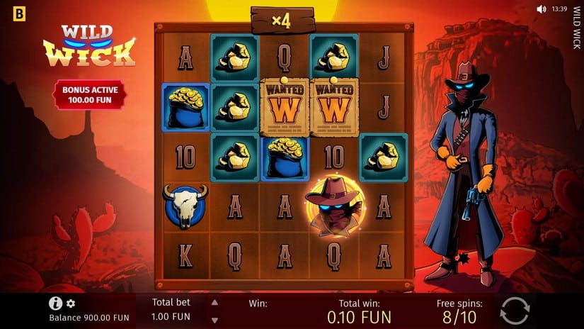 Wild Wick slot screen 4