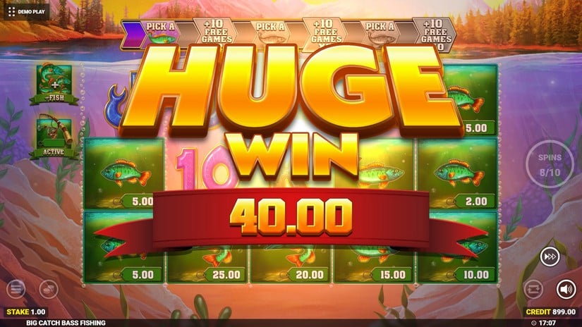 Big Catch Bass Fishing slot screen 6