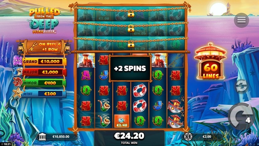 Pulled From The Deep UltraNudge slot screen 6