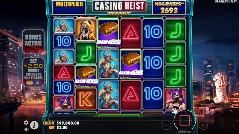 Casino Heist Megaways slot screen 2