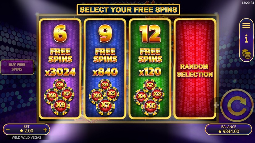 Wild Wild Vegas slot screen 6