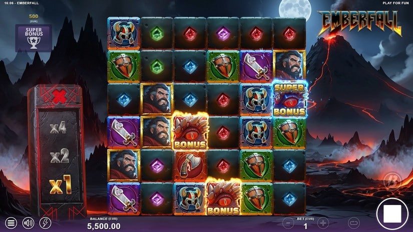 Emberfall slot screen 2