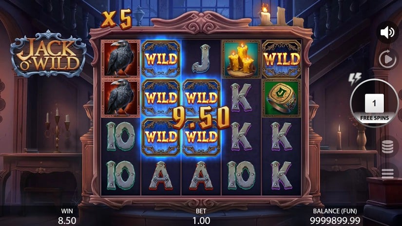 Jack O’Wild slot screen 5