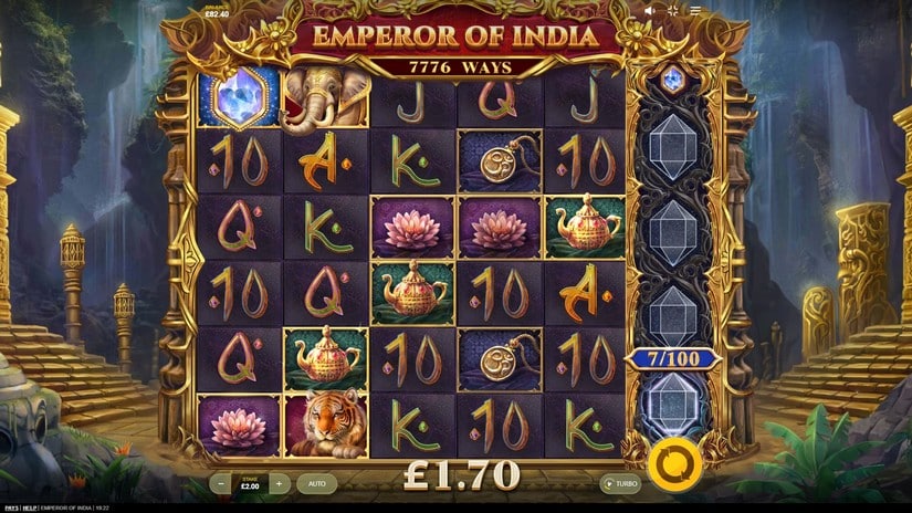 Emperor of India slot screen 4