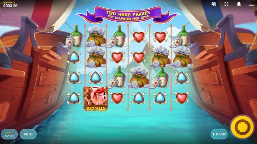Piggy Pirates slot screen 3