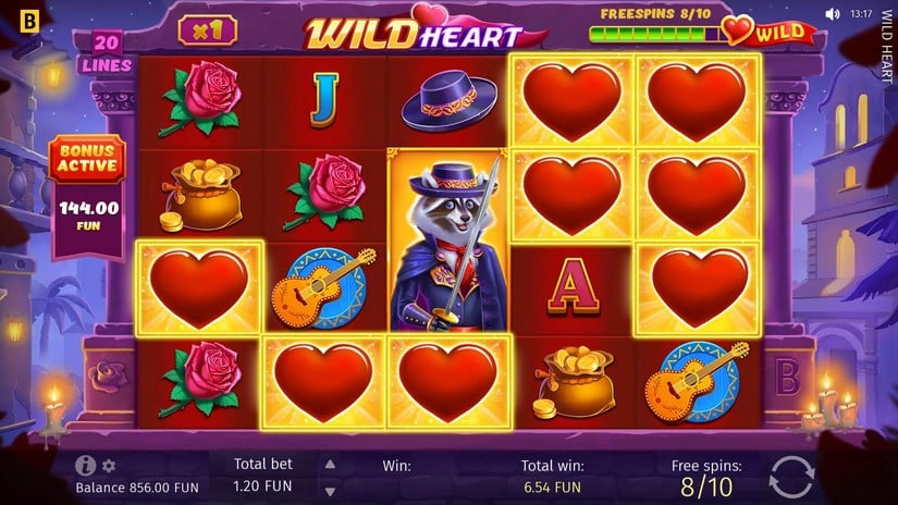 Wild Heart slot screen 5