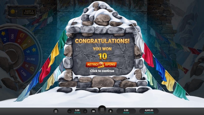 Everest slot screen 3