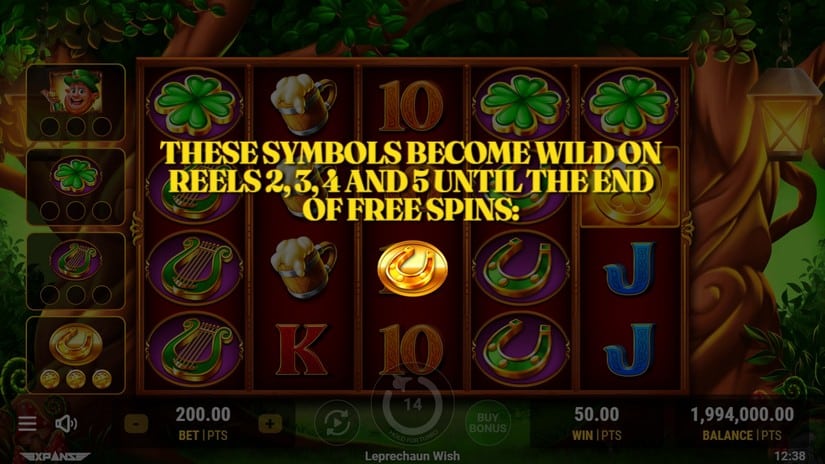 Leprechaun Wish slot screen 3