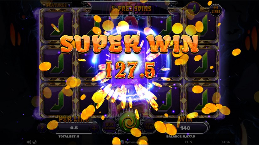 Book of Horror slot screen 6