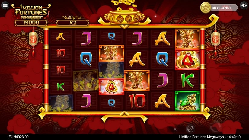 1 Million Fortunes Megaways slot screen 2