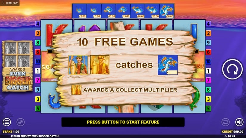 Fishin’ Frenzy Even Bigger Catch slot screen 3