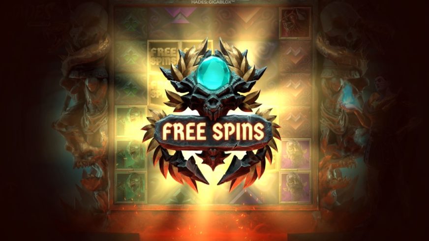 Hades Gigablox slot screen 4