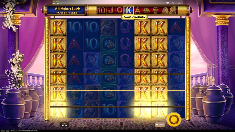 Ali Baba’s Luck Power Reels slot screen 2