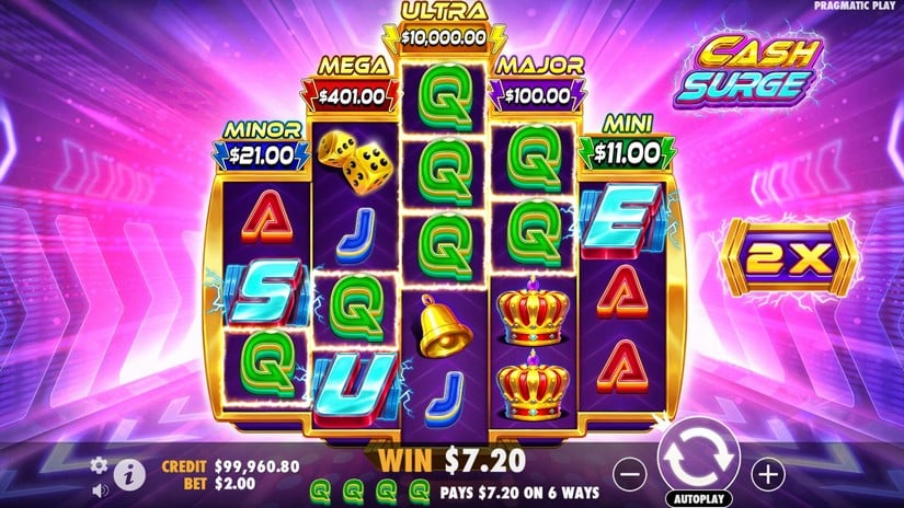 Cash Surge slot screen 4