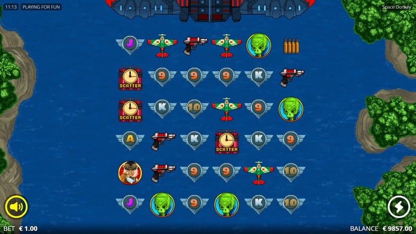 Space Donkey slot screen 2