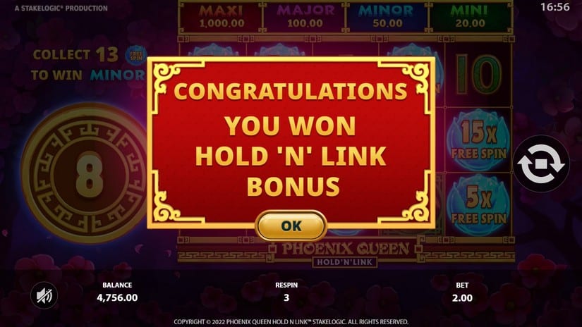 Phoenix Queen slot screen 3