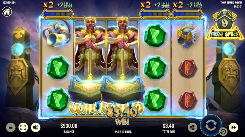 Thor Turbo Power slot screen 4