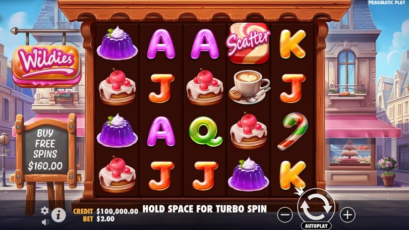 Wildies slot screen 1