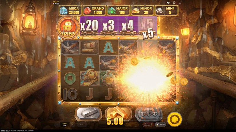 Digging for Wilds slot screen 4