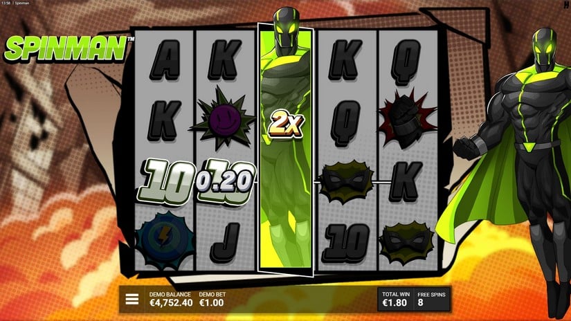 Spinman slot screen 6